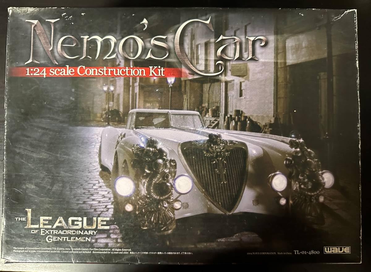 WAVE 1/24 ネモズカー Nemo’s Car プラモデル 未組立 希少品 Amazon.co.jp: WAVE 124 ネモズカー Nemo's Car プラモデル 未